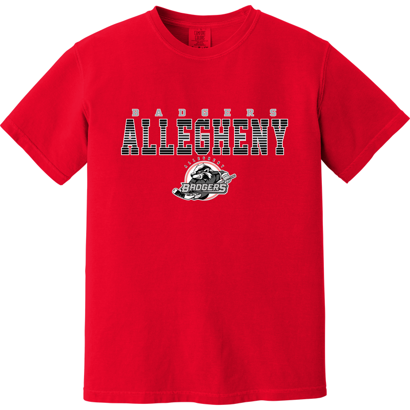 Allegheny Badgers Heavyweight Ring Spun Tee