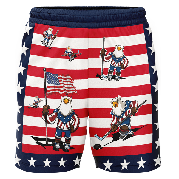 Brooklyn Aviators American Eagle Youth Workout Wear Shorts