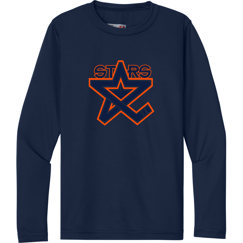NY Stars Youth Cooling Performance Long Sleeve Tee