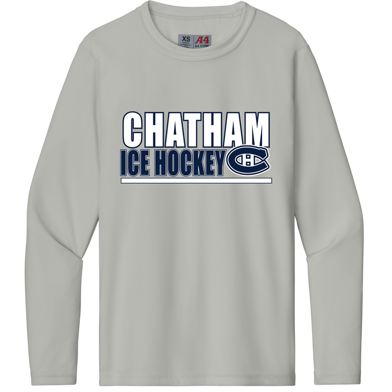 Chatham Hockey Youth Cooling Performance Long Sleeve Tee