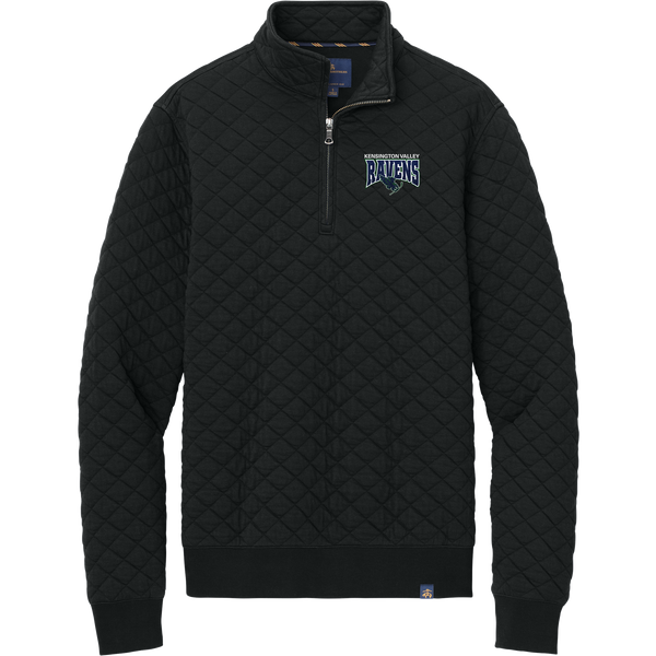 Kensington Valley Ravens Brooks Brothers Diamond Quilt 1/4-Zip