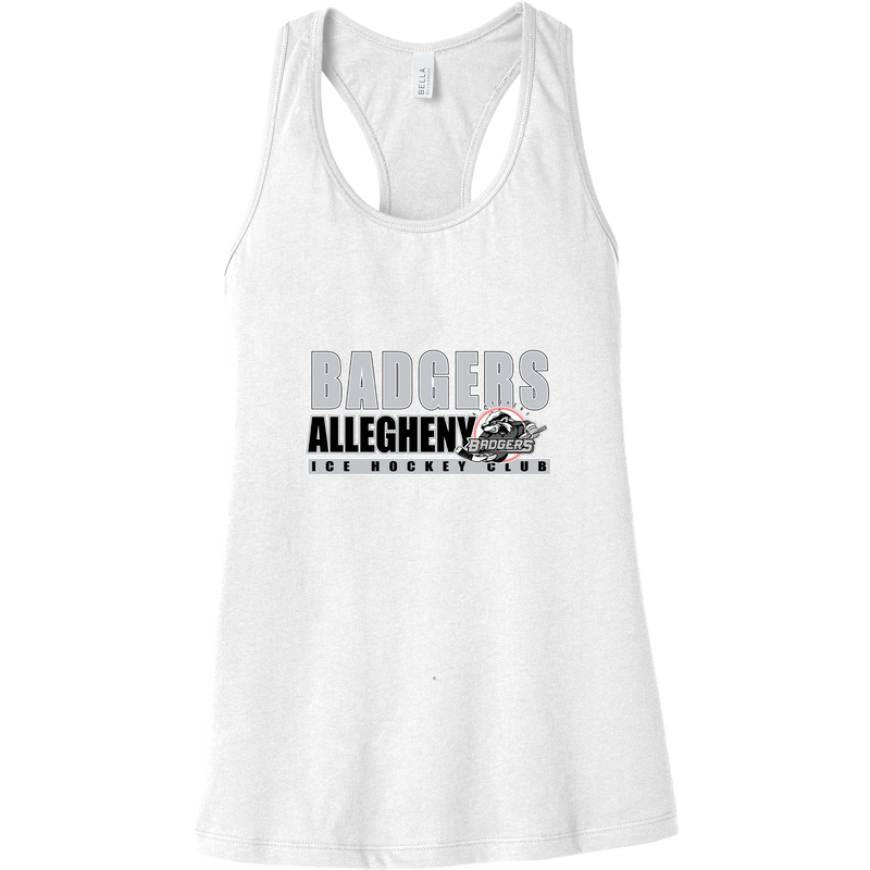 Allegheny Badgers Womens Jersey Racerback Tank