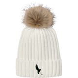 Wilmington Nighthawks Faux Fur Pom Beanie