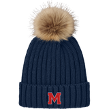 Mount St. Charles Faux Fur Pom Beanie