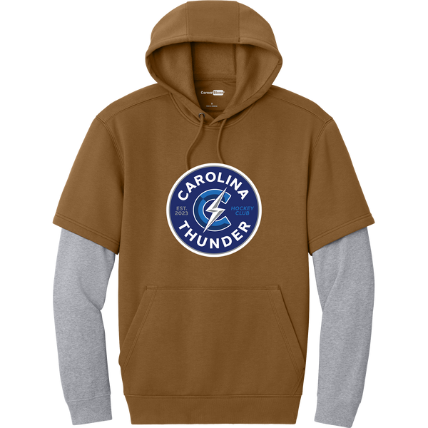 Carolina Thunder Tough Fleece Layered Hoodie