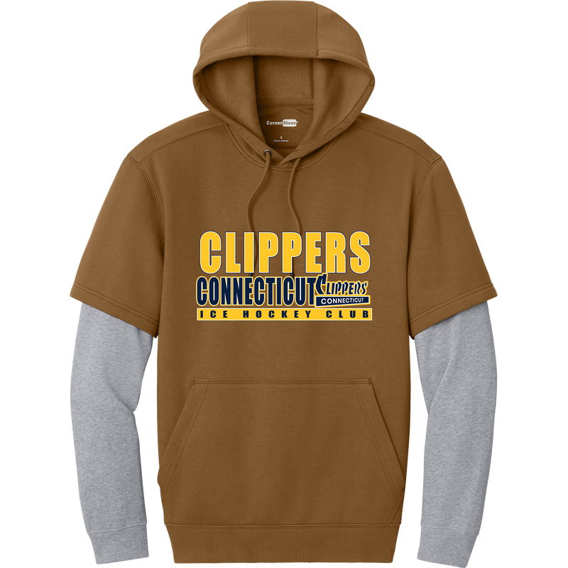 CT Clippers Tough Fleece Layered Hoodie