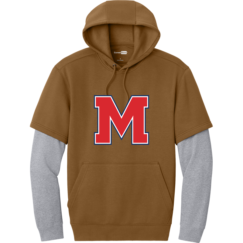Mount St. Charles Tough Fleece Layered Hoodie