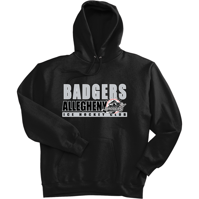 Allegheny Badgers Ultimate Cotton - Pullover Hooded Sweatshirt