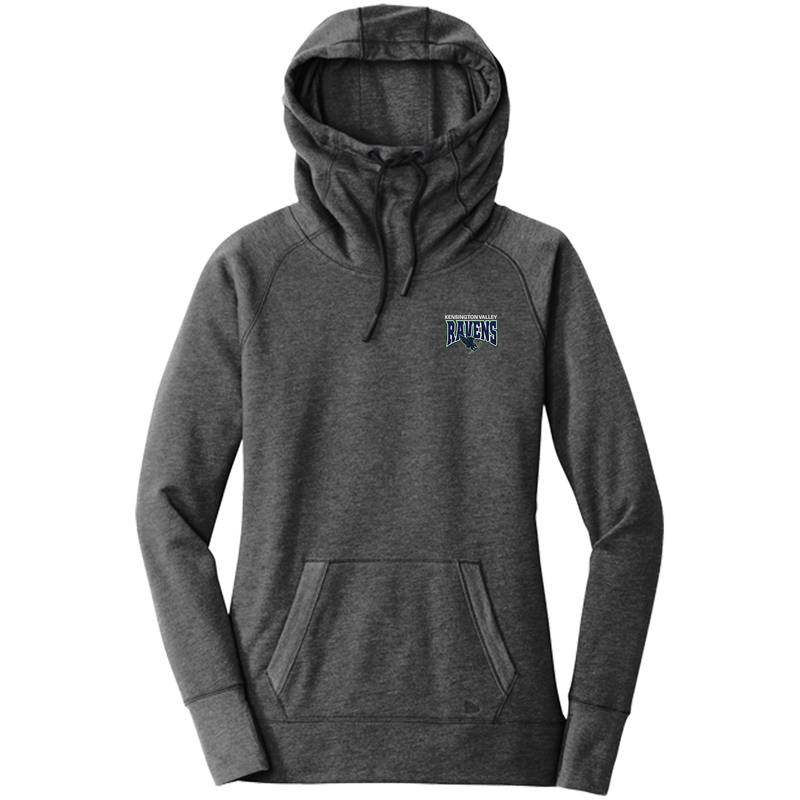 Kensington Valley Ravens New Era Ladies Tri-Blend Fleece Pullover Hoodie