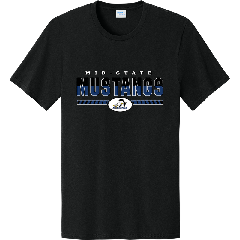 Mid-State Mustangs Easy Cotton Tee