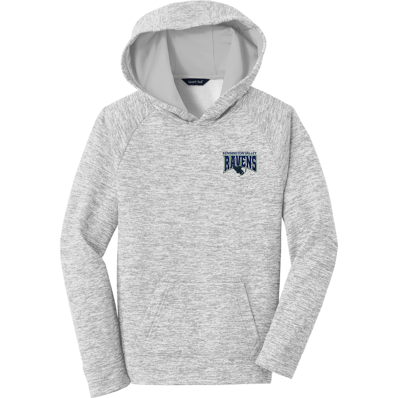 Kensington Valley Ravens Youth PosiCharge Electric Heather Fleece Hooded Pullover