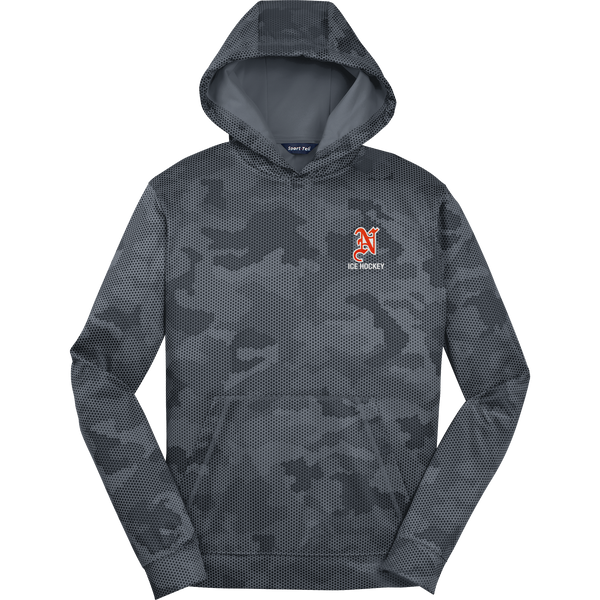 Midd North Hockey Youth Sport-Wick CamoHex Fleece Hooded Pullover