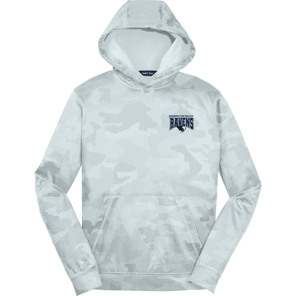 Kensington Valley Ravens Youth Sport-Wick CamoHex Fleece Hooded Pullover