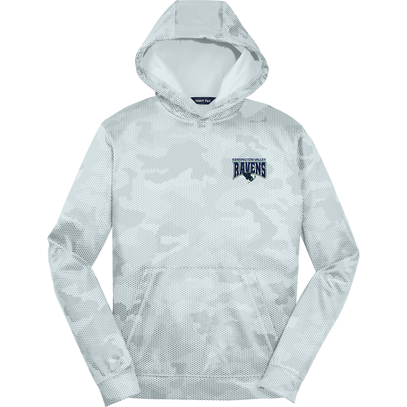 Kensington Valley Ravens Youth Sport-Wick CamoHex Fleece Hooded Pullover