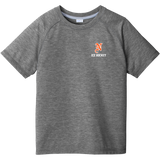 Midd North Hockey Youth PosiCharge Tri-Blend Wicking Raglan Tee